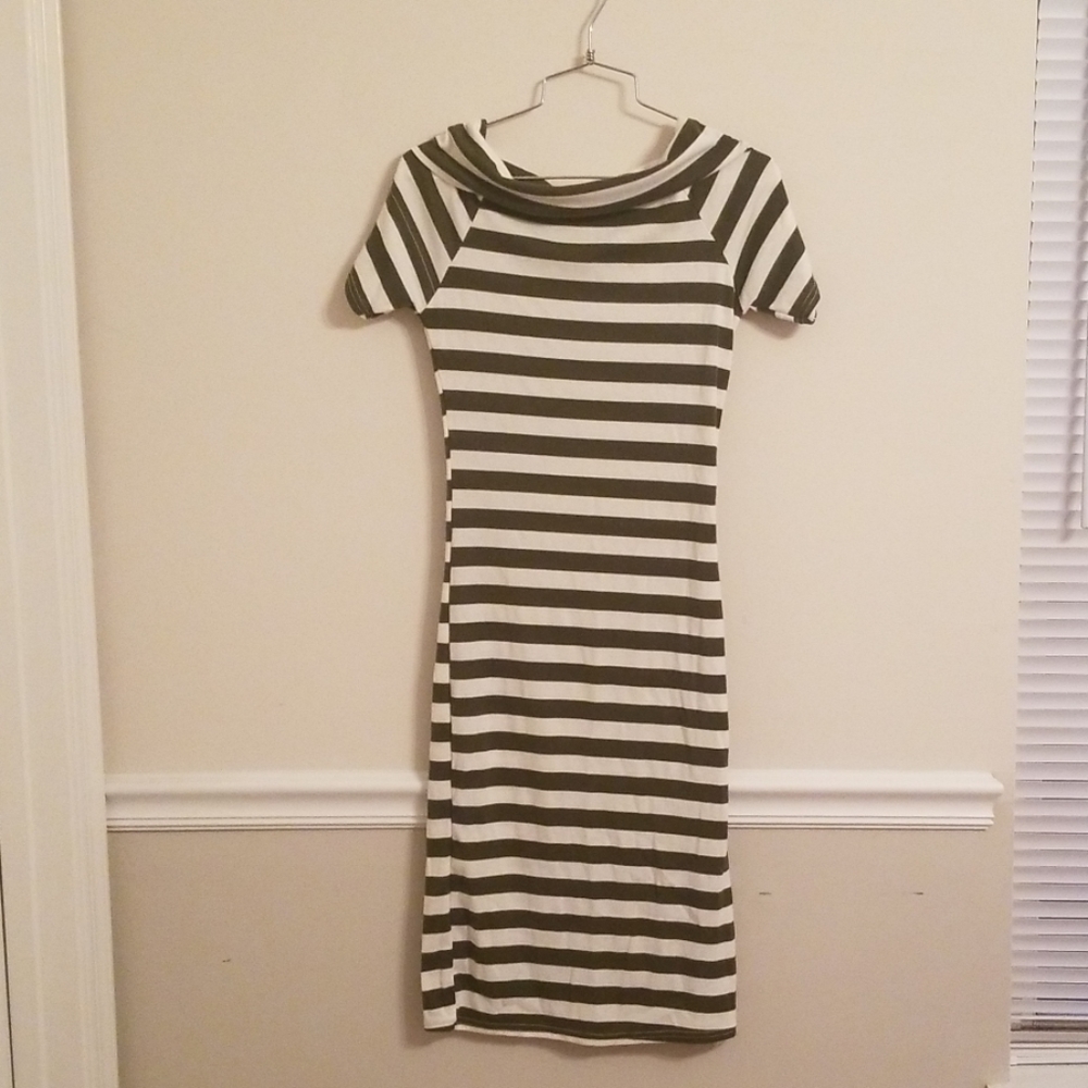 Womens Striped Dress
